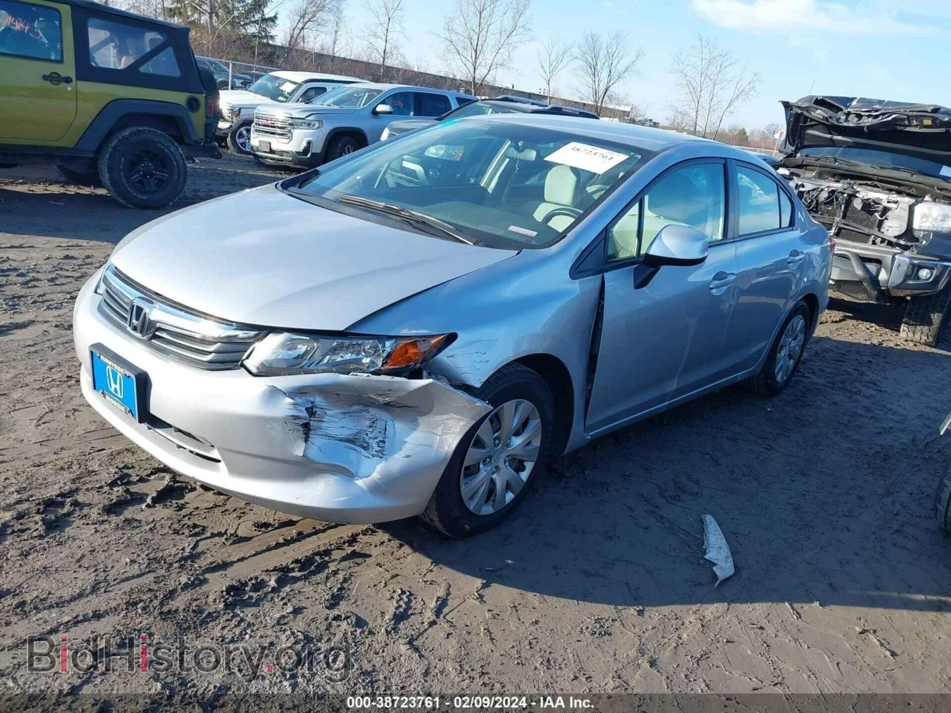 2012 HONDA CIVIC - VIN: 19XFB2F52CE000452 - Photo 2