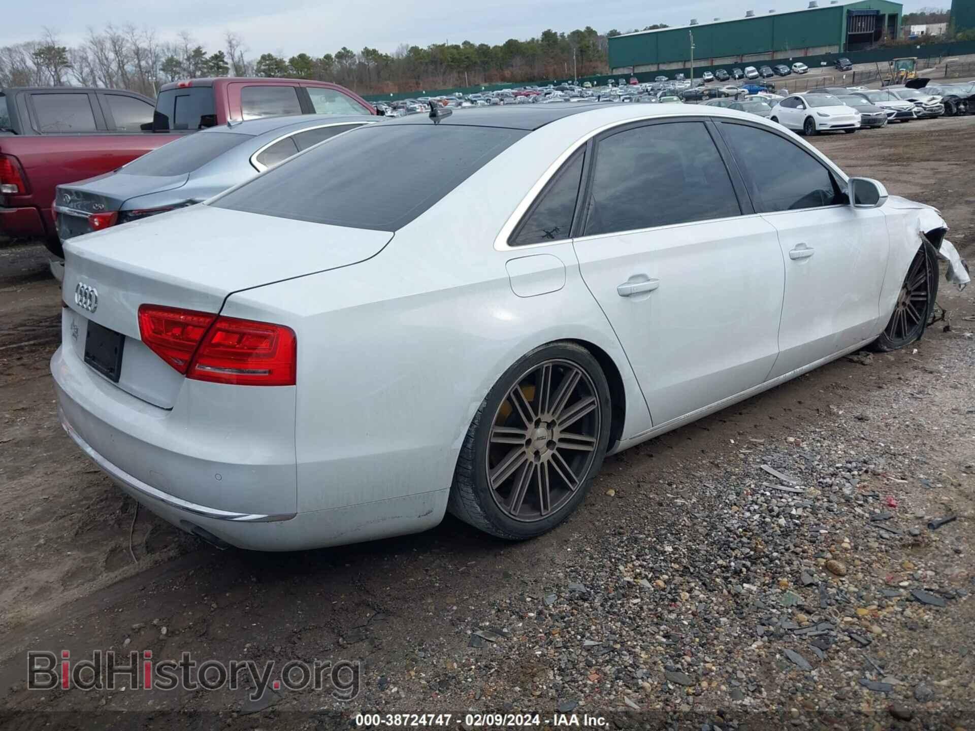 2014 AUDI A8 L - VIN: WAURGAFD9EN005207 - Фото 4