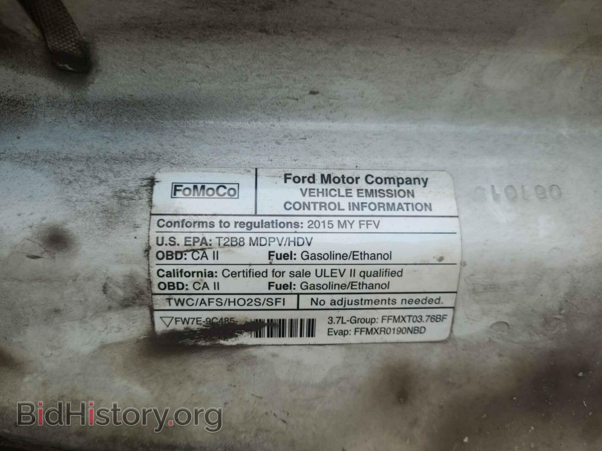 2015 FORD TRANSIT - VIN: 1FTNR2CM2FKB11958 - Фото 9