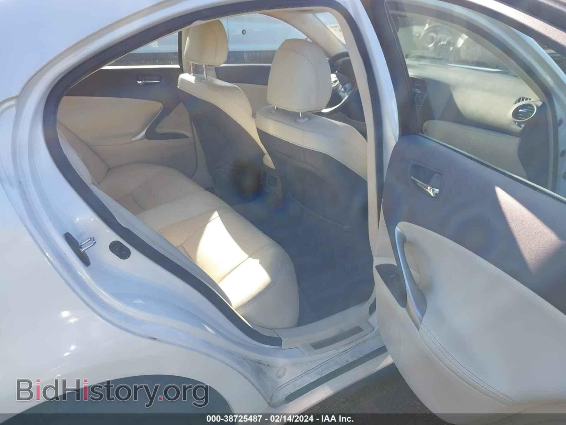 2012 LEXUS IS 250 - VIN: JTHCF5C20C5060503 - Фото 8