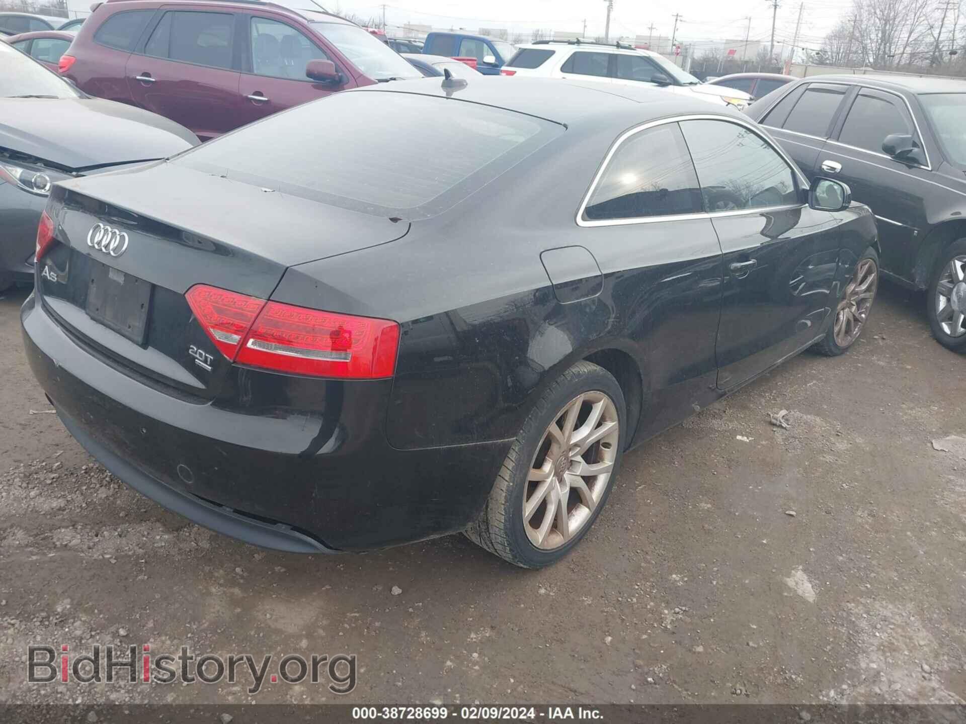 2012 AUDI A5 - VIN: WAULFAFRXCA039729 - Photo 4
