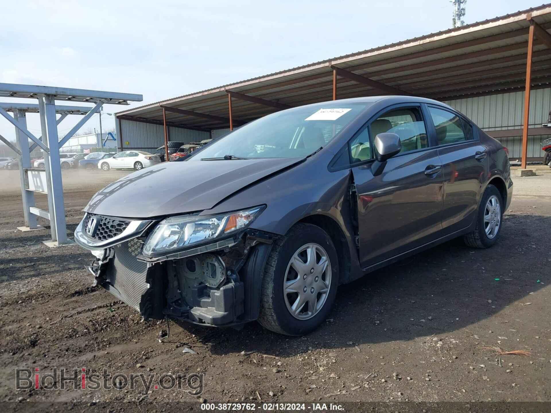 2013 HONDA CIVIC - VIN: 19XFB2F58DE037975 - Фото 2