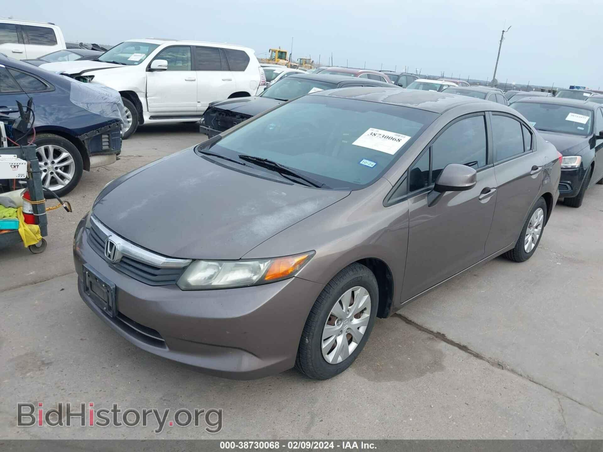 2012 HONDA CIVIC - VIN: 2HGFB2E53CH528699 - Photo 2