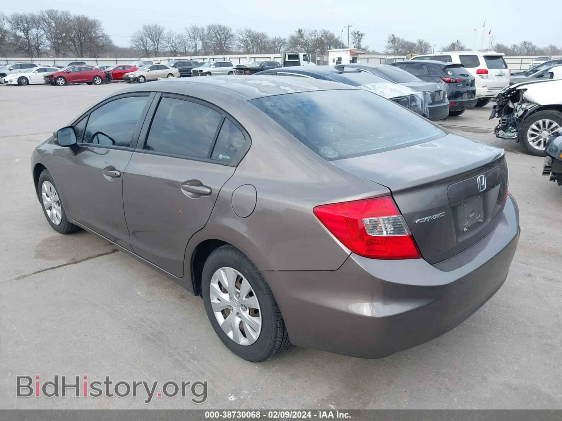 2012 HONDA CIVIC - VIN: 2HGFB2E53CH528699 - Photo 3