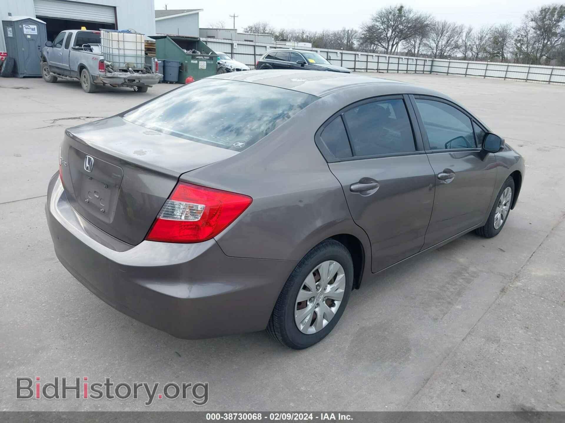 2012 HONDA CIVIC - VIN: 2HGFB2E53CH528699 - Photo 4