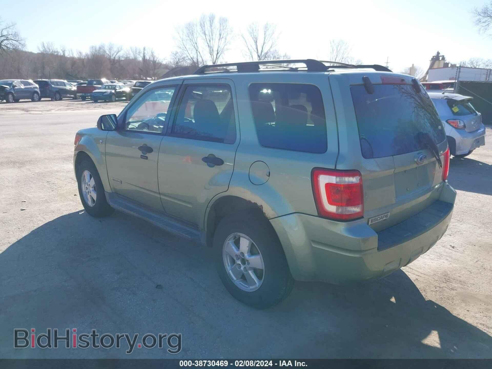 2008 FORD ESCAPE - VIN: 1FMCU93168KA68356 - Фото 3