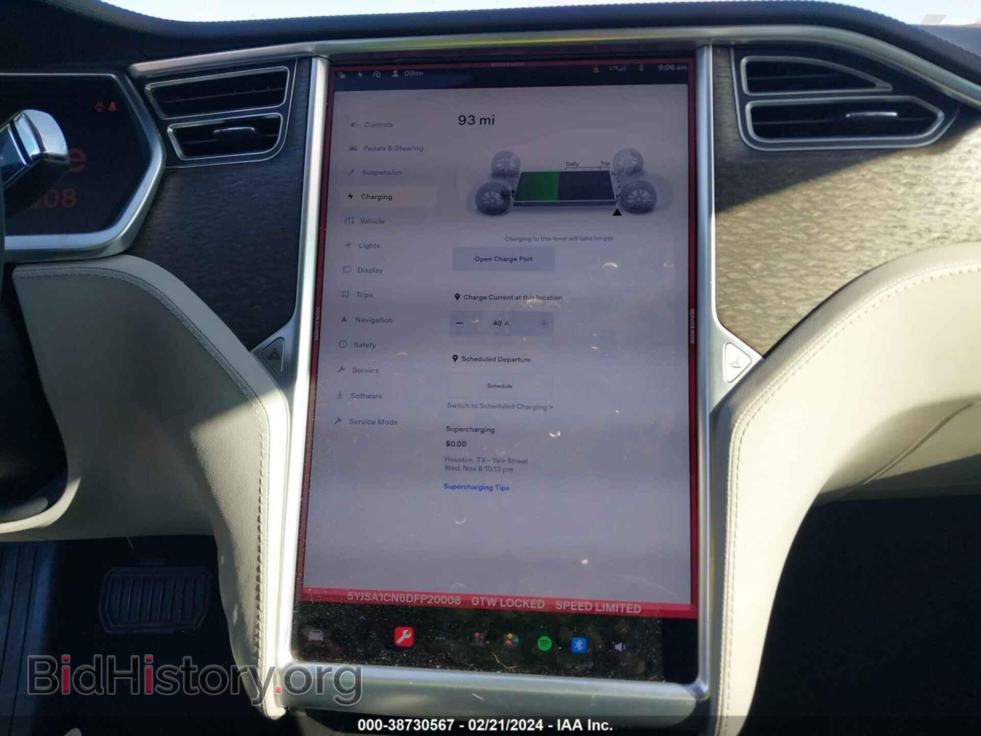 2013 TESLA MODEL S - VIN: 5YJSA1CN6DFP20008 - Photo 18