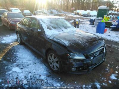2011 Audi A4 2.0T Premium, черный — VIN WAUBFAFL3BN047833, IAAI