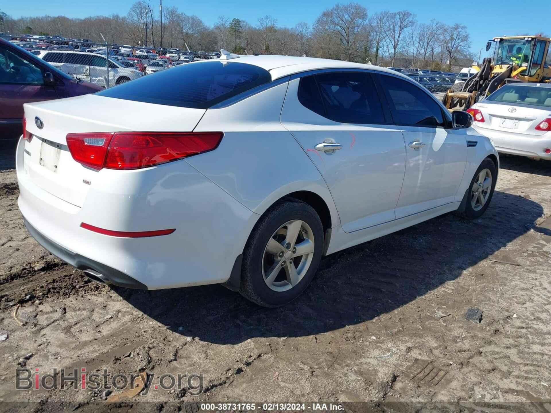 2015 KIA OPTIMA - VIN: KNAGM4A75F5626464 - Фото 4