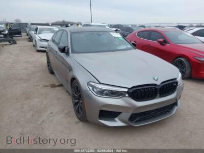 2019 BMW M5 Competition, gray — VIN WBSJF0C5XKB285302, IAAI