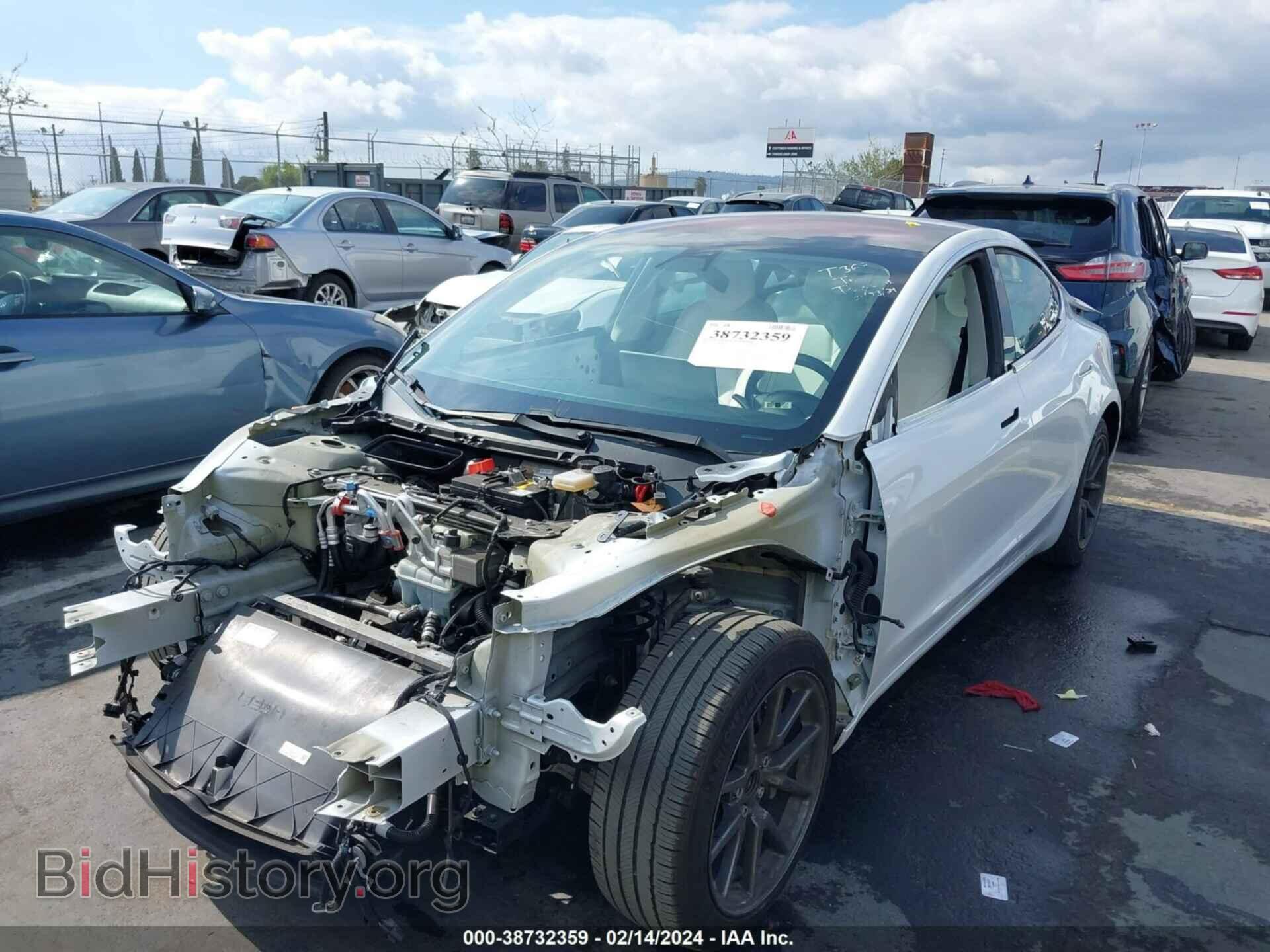 2018 TESLA MODEL 3 - VIN: 5YJ3E1EA7JF166413 - Фото 2