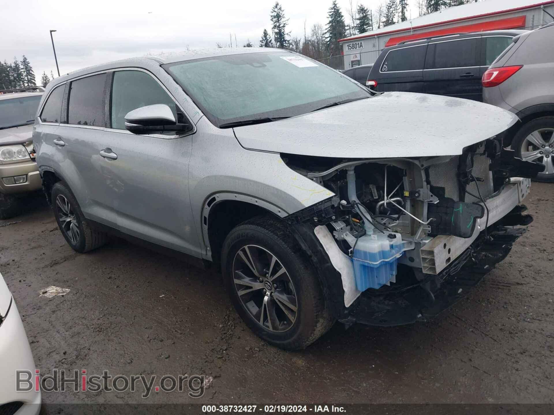 Photo 5TDBZRFH3KS926280 - TOYOTA HIGHLANDER 2019