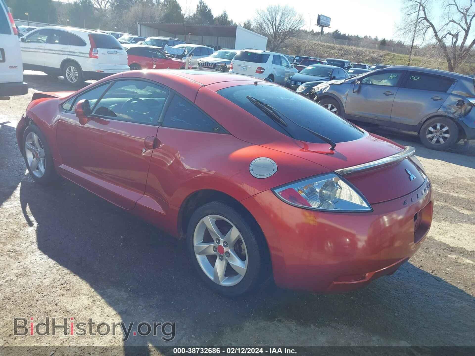 2008 MITSUBISHI ECLIPSE - VIN: 4A3AK24F38E007593 - Photo 3