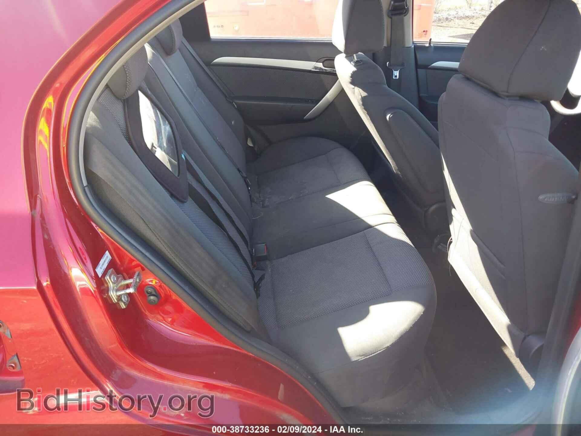 2011 CHEVROLET AVEO - VIN: KL1TD5DE4BB161325 - Фото 8