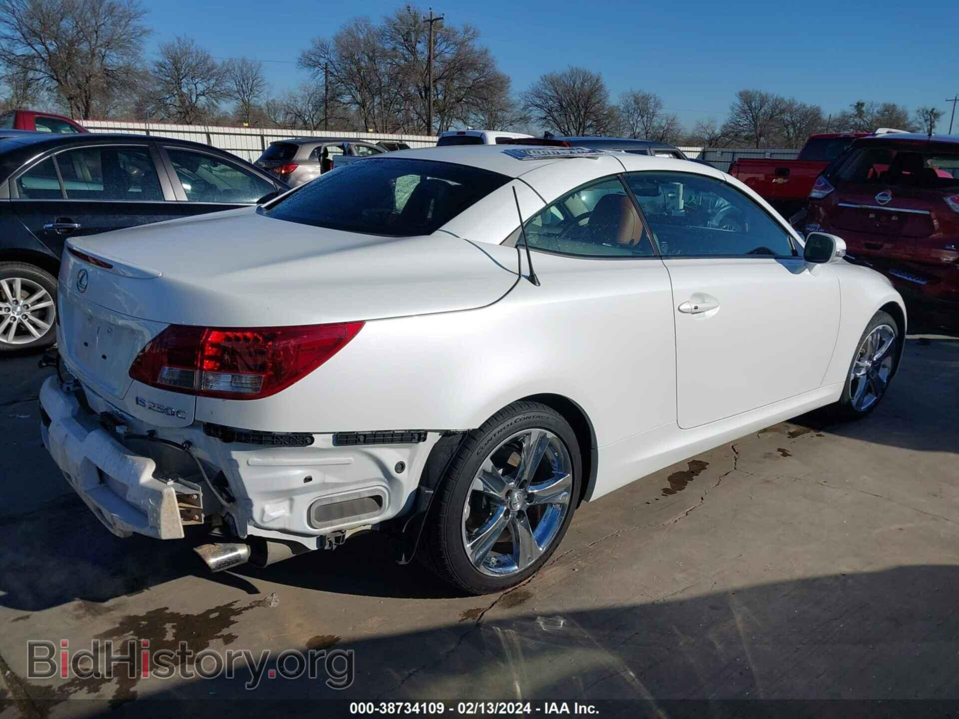 2012 LEXUS IS 250C - VIN: JTHFF2C2XC2525849 - Фото 4
