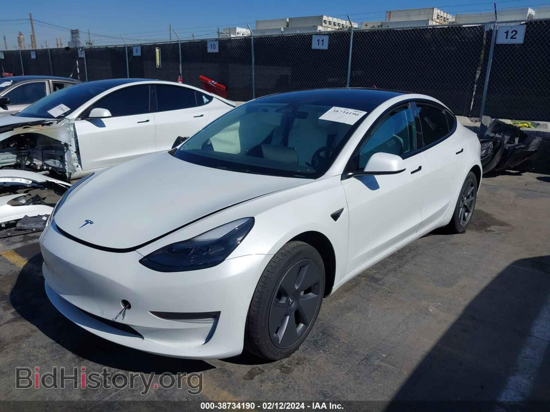 2022 TESLA MODEL 3 - VIN: 5YJ3E1EB2NF268331 - Photo 2