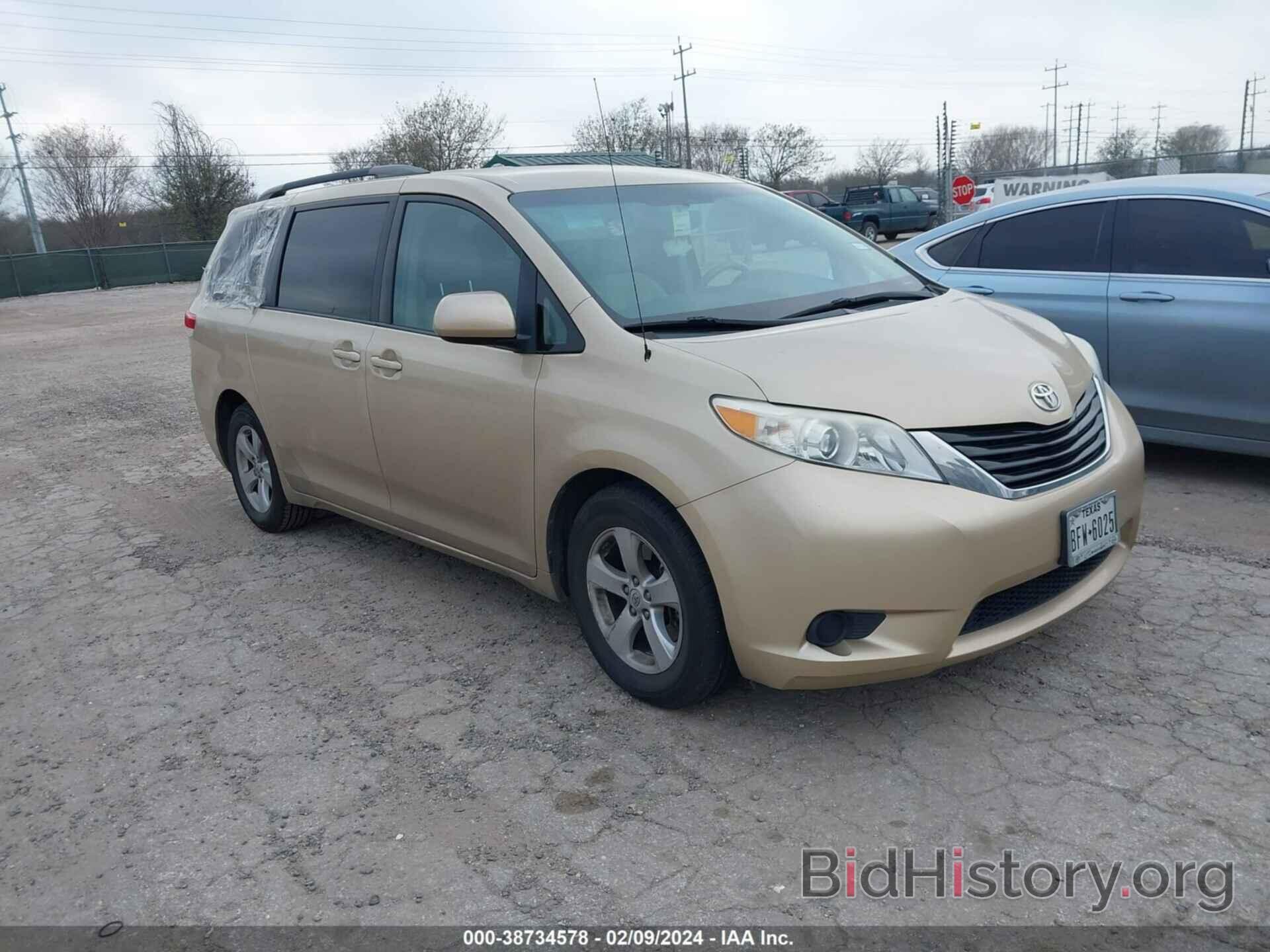 Фотография 5TDKK3DC1CS227689 - TOYOTA SIENNA 2012