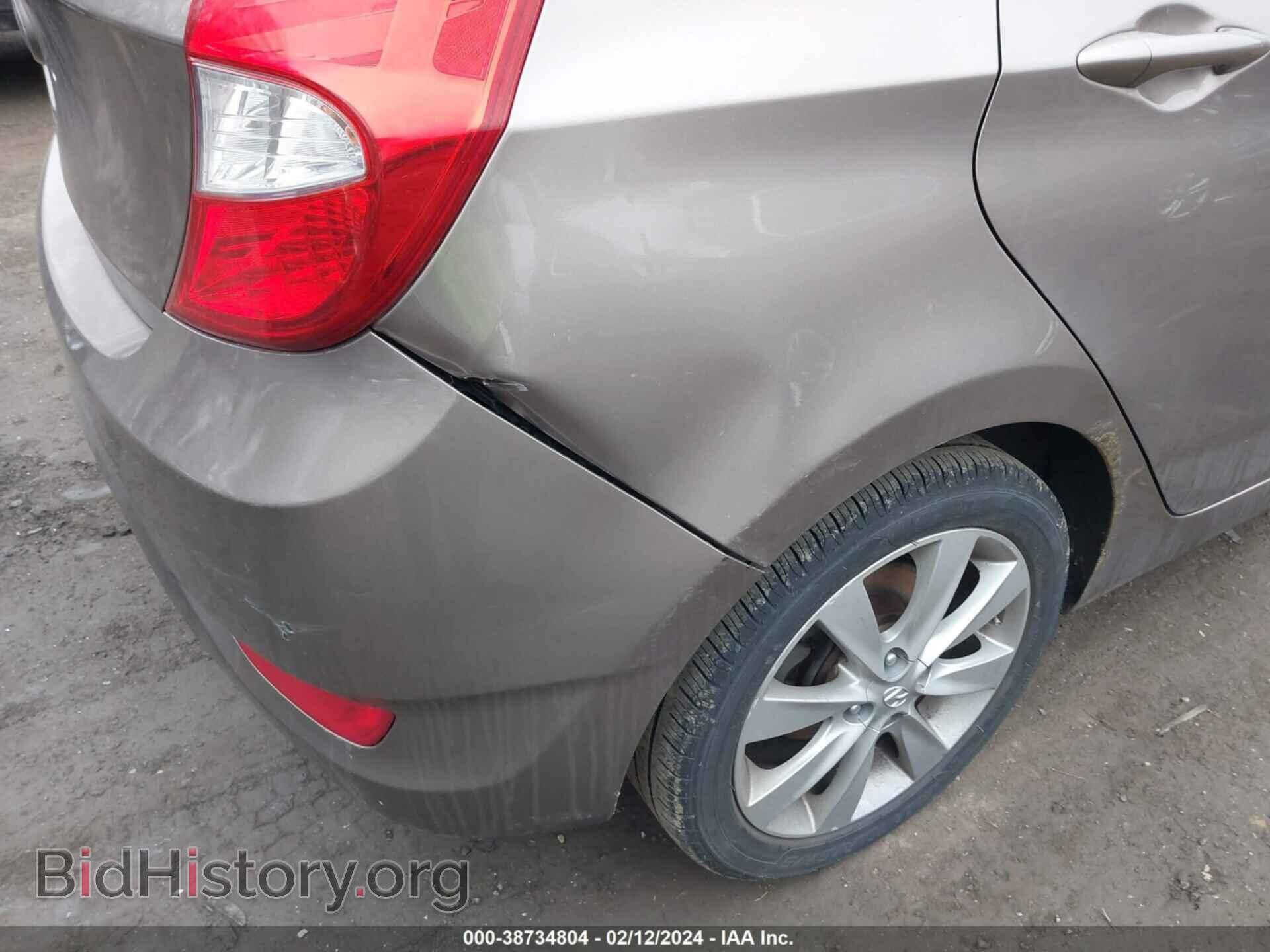 2012 HYUNDAI ACCENT - VIN: KMHCU5AE8CU030509 - Фото 6