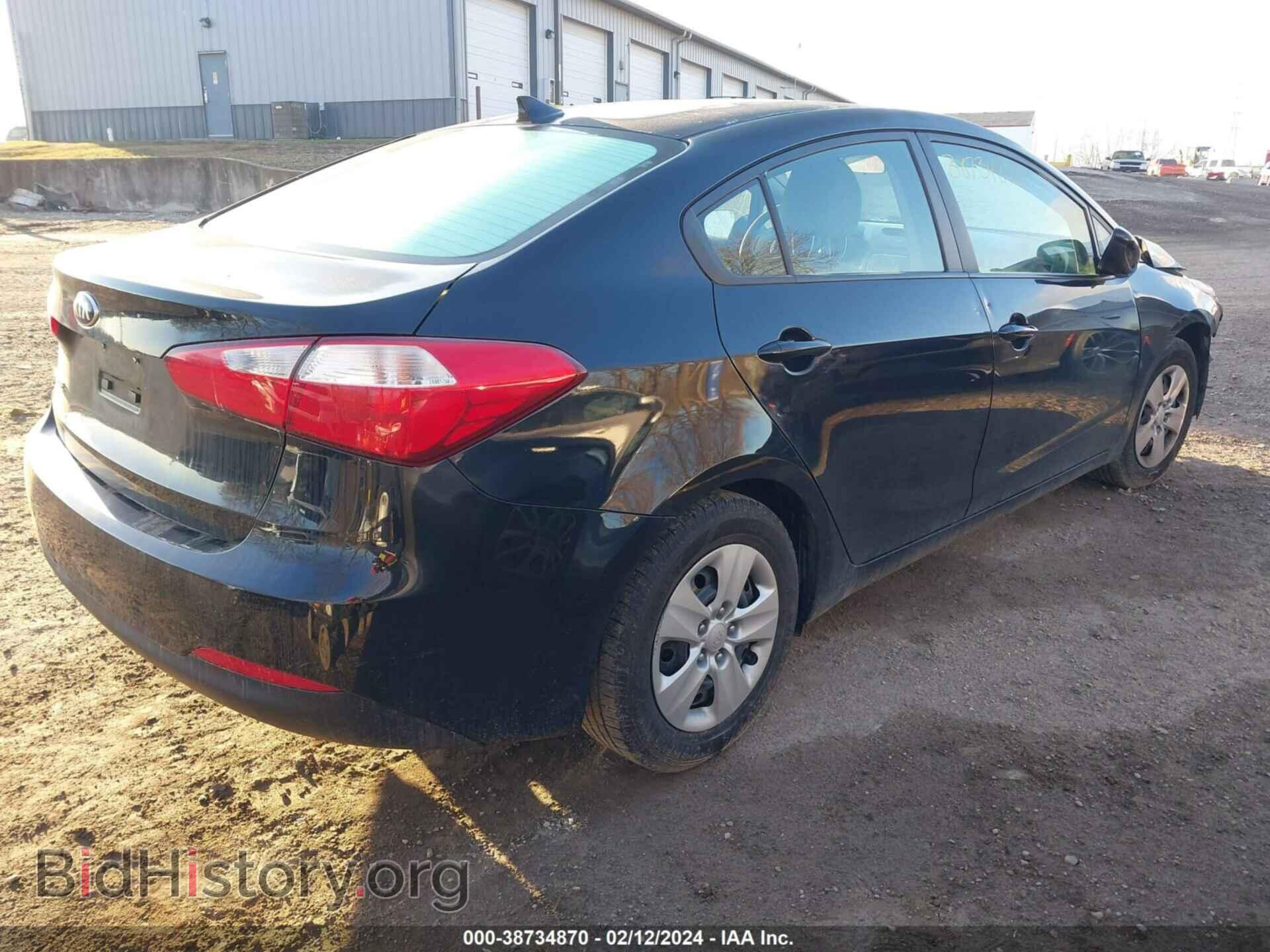 2016 KIA FORTE - VIN: KNAFK4A61G5573384 - Фото 4