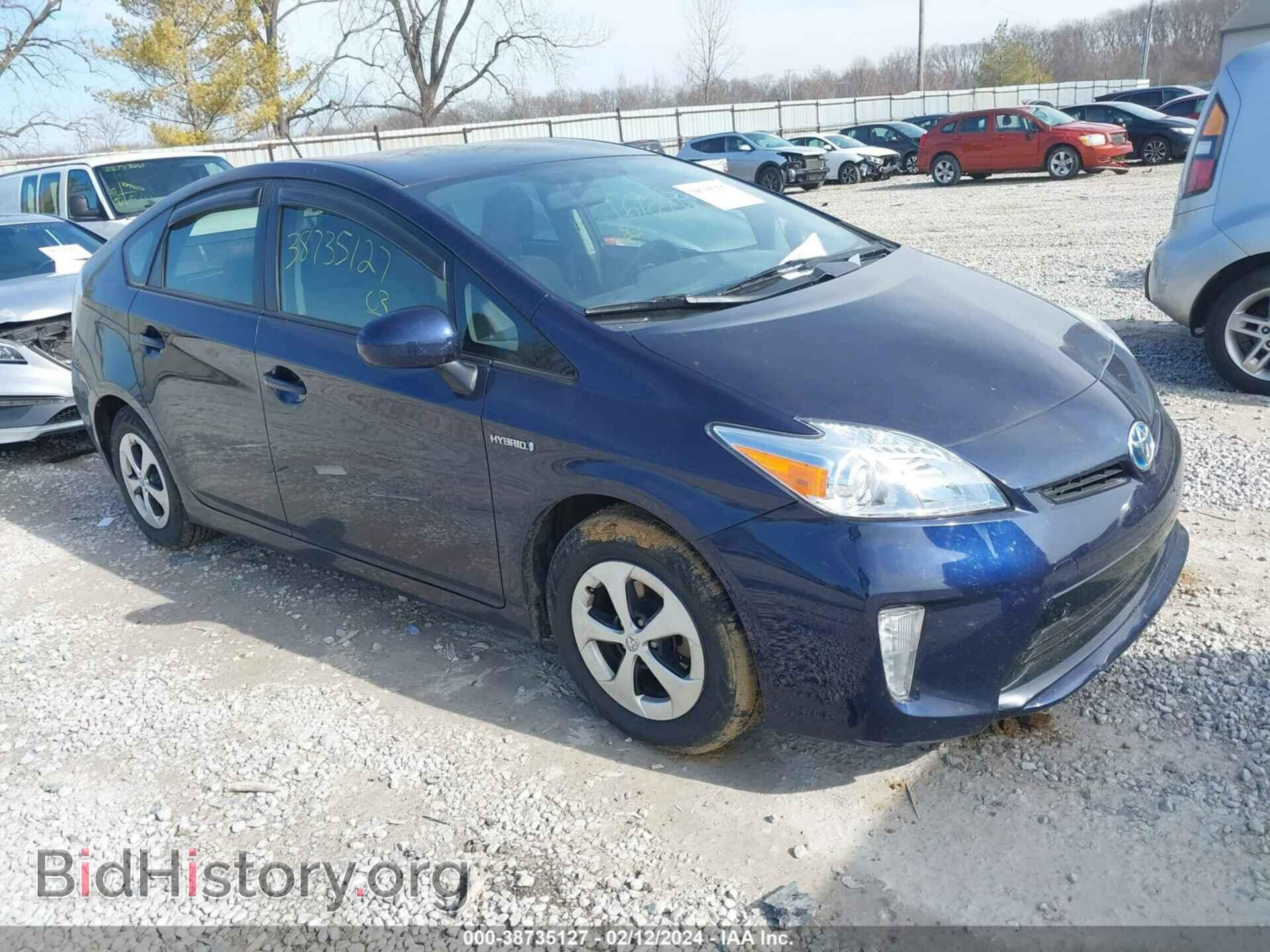 Photo JTDKN3DU2E0362539 - TOYOTA PRIUS 2014