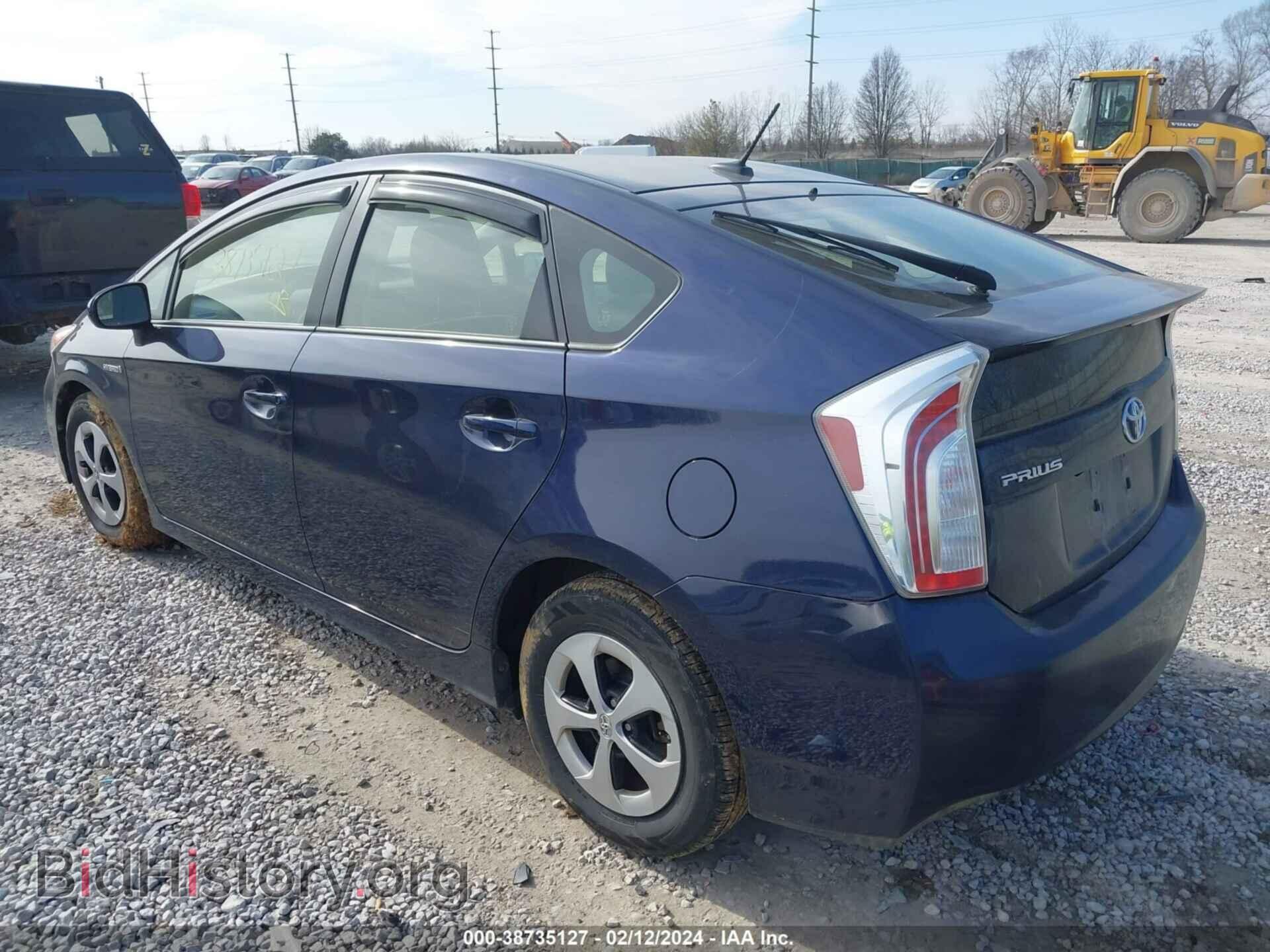 2014 TOYOTA PRIUS - VIN: JTDKN3DU2E0362539 - Фото 3