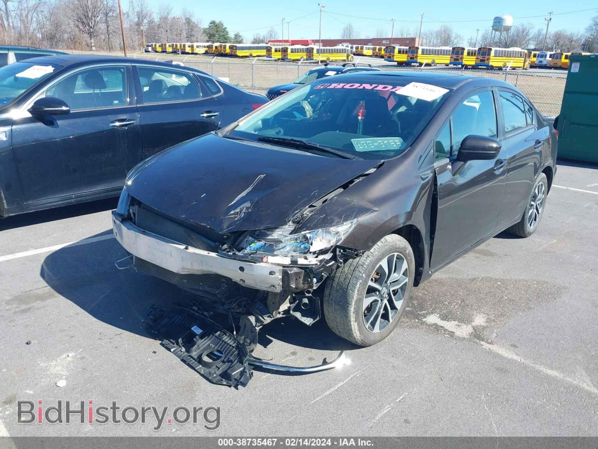 2014 HONDA CIVIC - VIN: 2HGFB2F87EH535280 - Photo 2