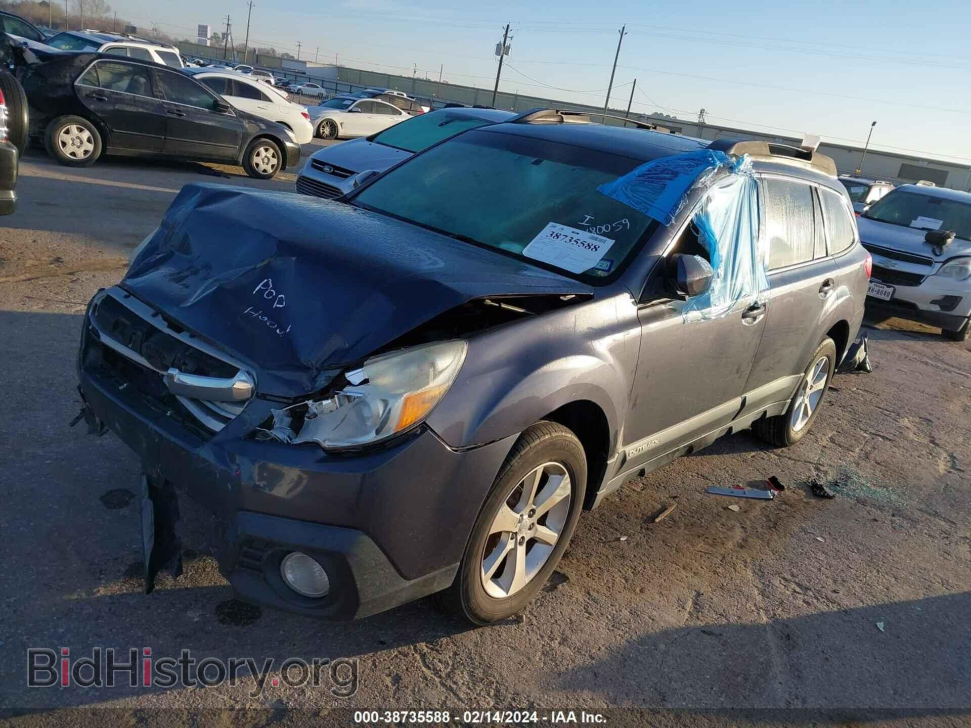 2014 SUBARU OUTBACK - VIN: 4S4BRBLC1E3302804 - Фото 2