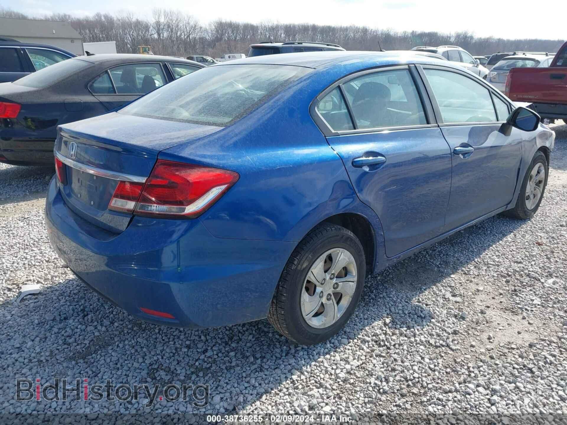 2013 HONDA CIVIC - VIN: 19XFB2F57DE013540 - Фото 4