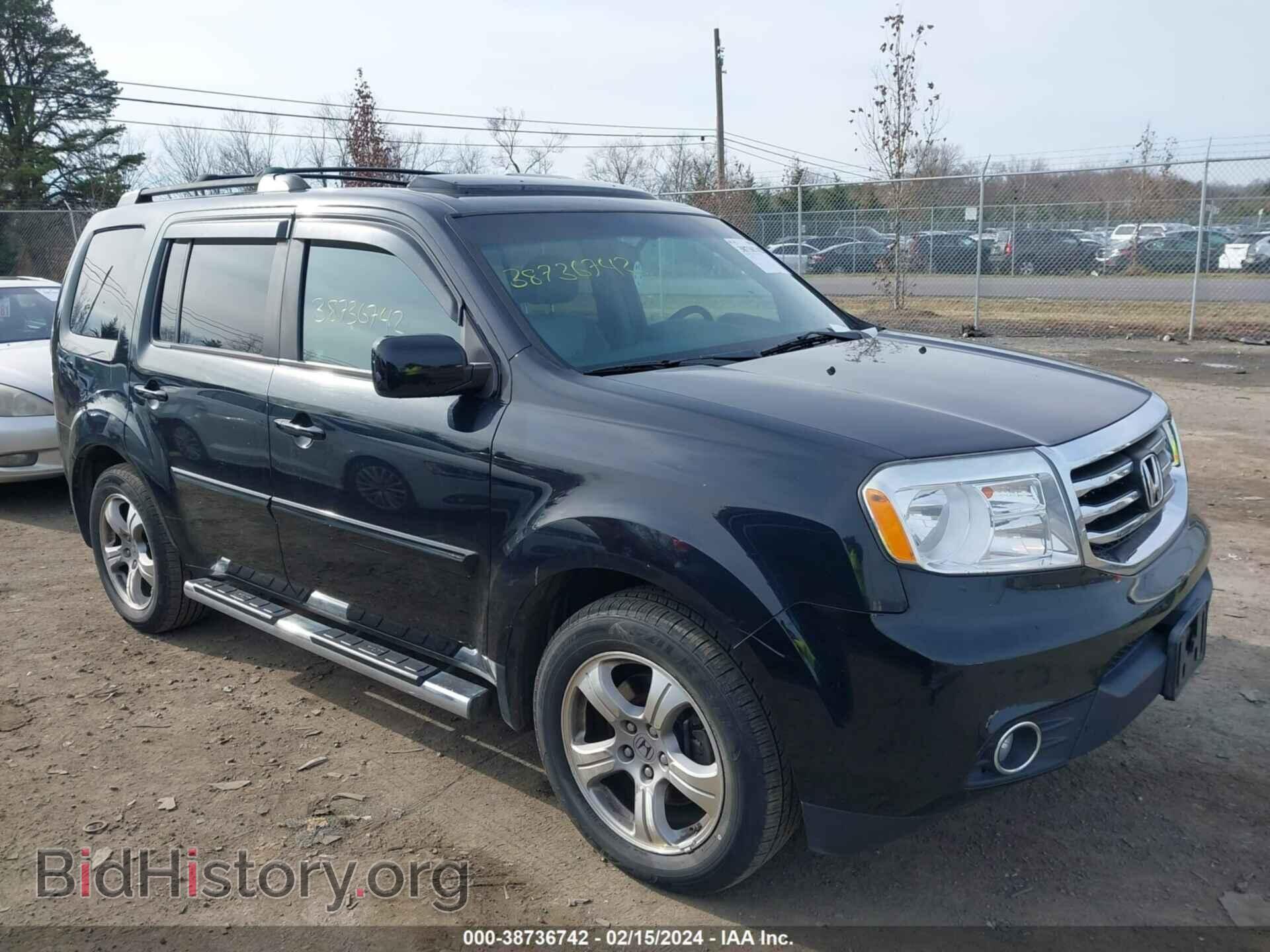 Фотография 5FNYF4H53CB068579 - HONDA PILOT 2012