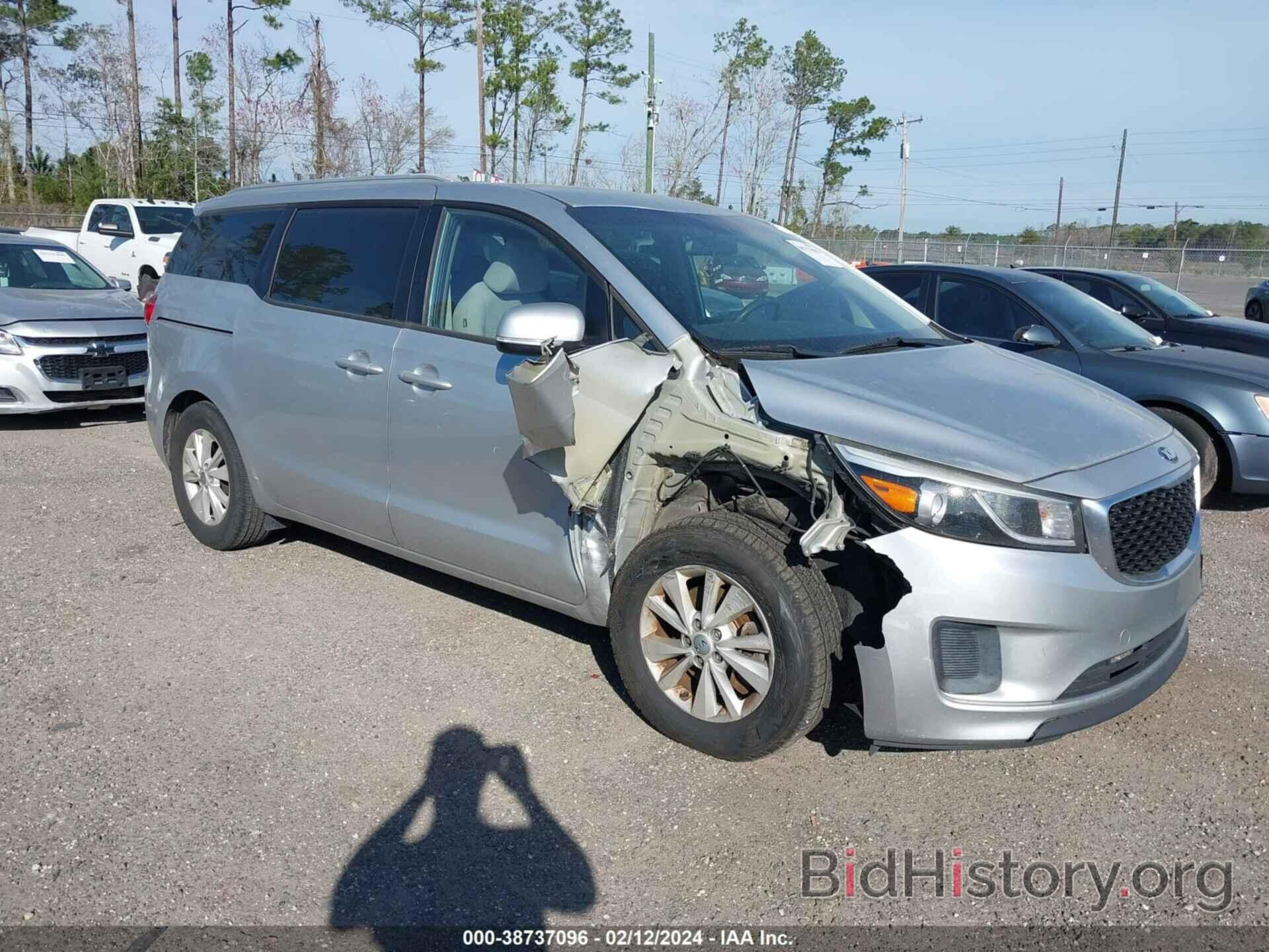 Фотография KNDMB5C12G6177864 - KIA SEDONA 2016