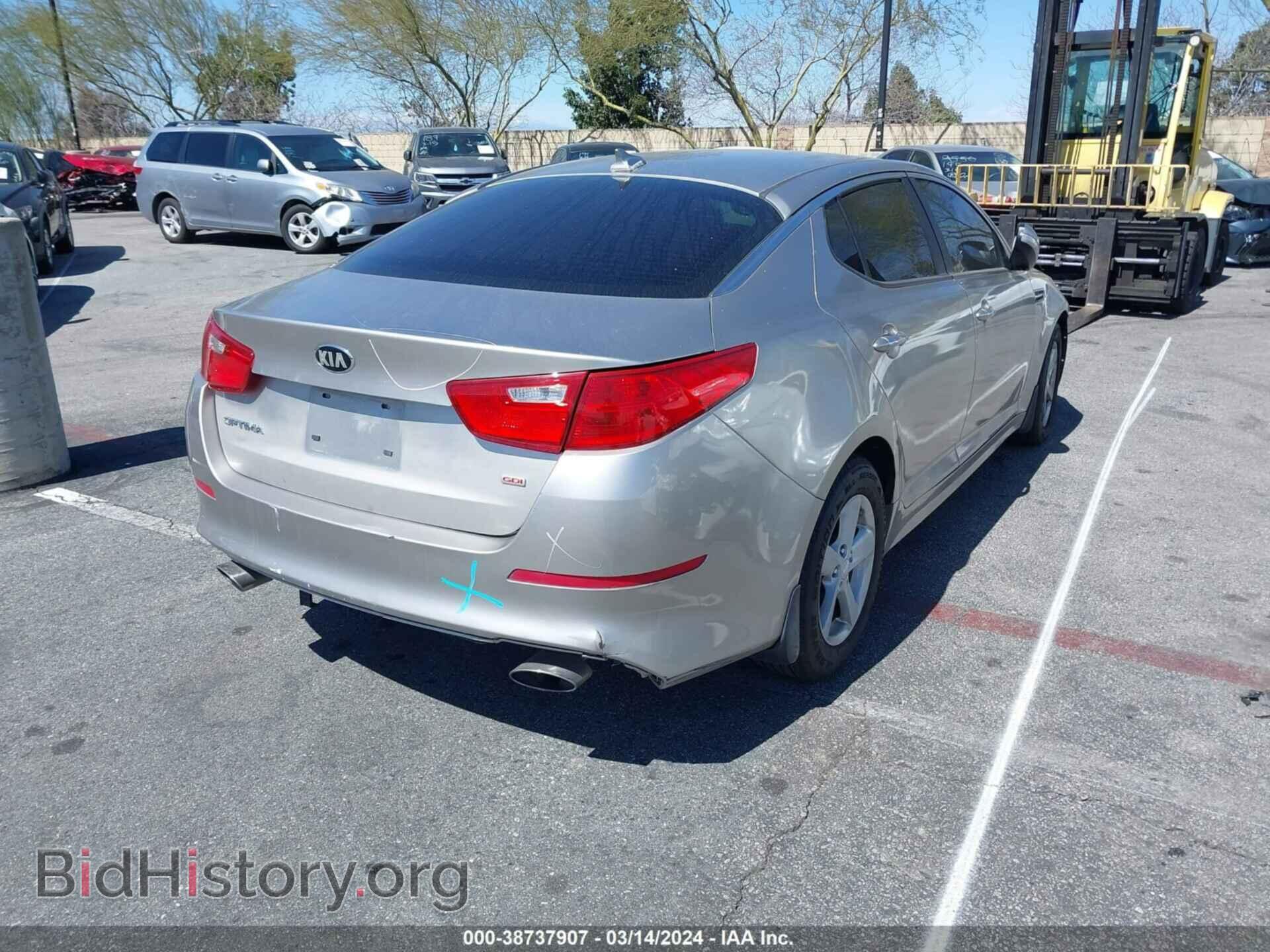 2015 KIA OPTIMA - VIN: KNAGM4A74F5544418 - Фото 4