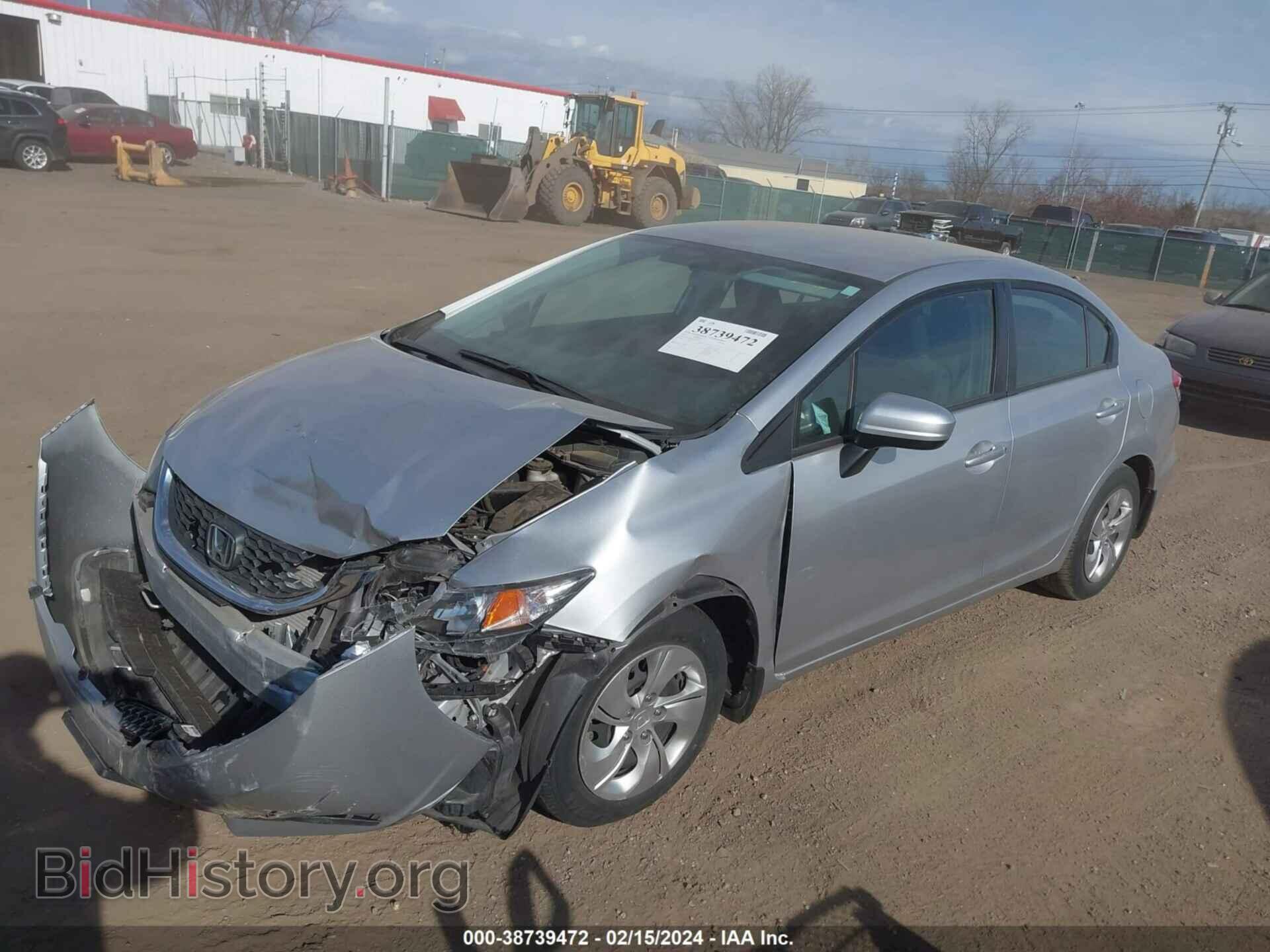 2014 HONDA CIVIC - VIN: 19XFB2F58EE050551 - Фото 2