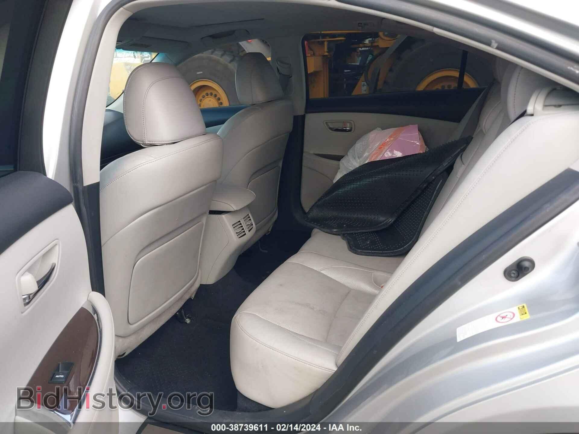 2012 LEXUS ES 350 - VIN: JTHBK1EG3C2510106 - Фото 8