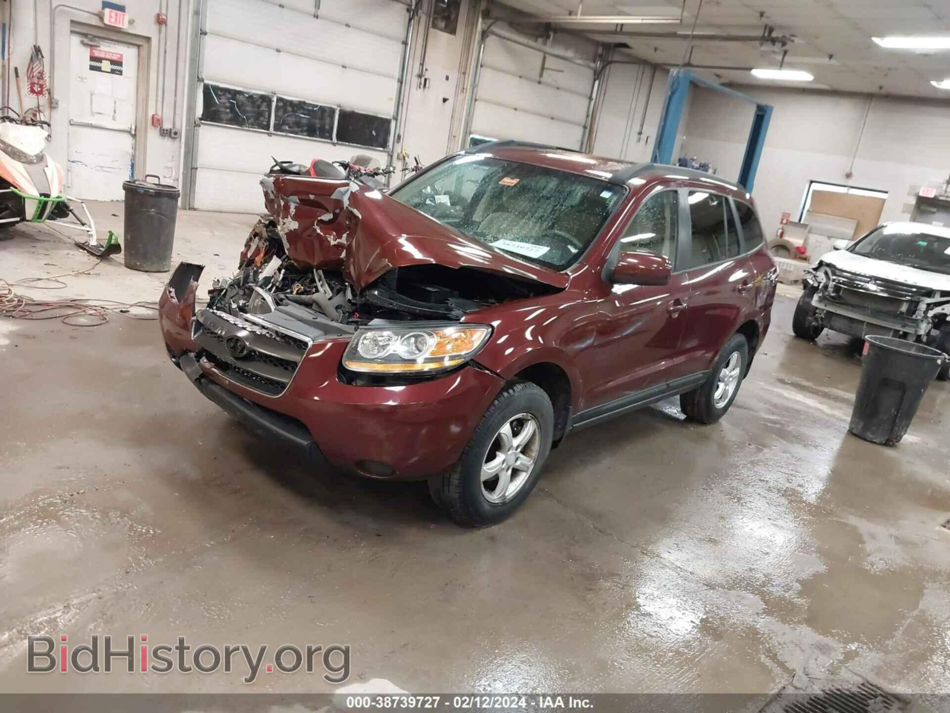 2008 HYUNDAI SANTA FE - VIN: 5NMSG73D68H154980 - Фото 2