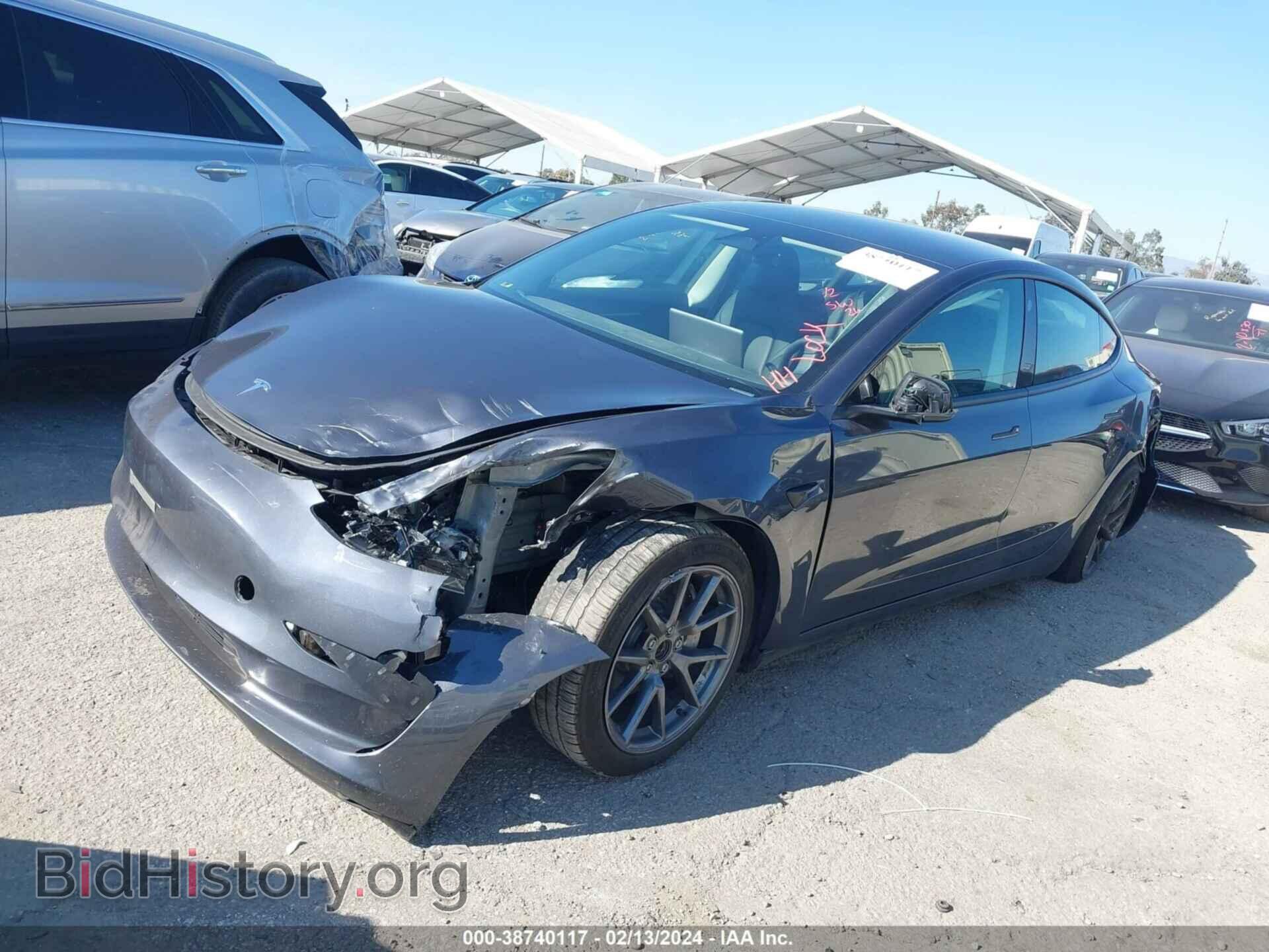 2023 TESLA MODEL 3 - VIN: 5YJ3E1EA2PF412552 - Фото 2