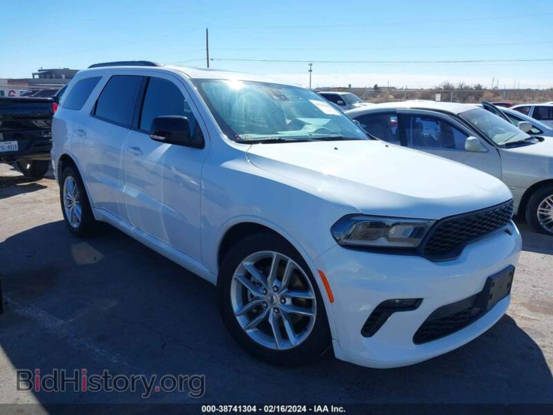 2023 Dodge DURANGO GT PLUS RWD (VIN 1C4RDHDGXPC636063) — photo 1 of 15, IAAI, damage: left front