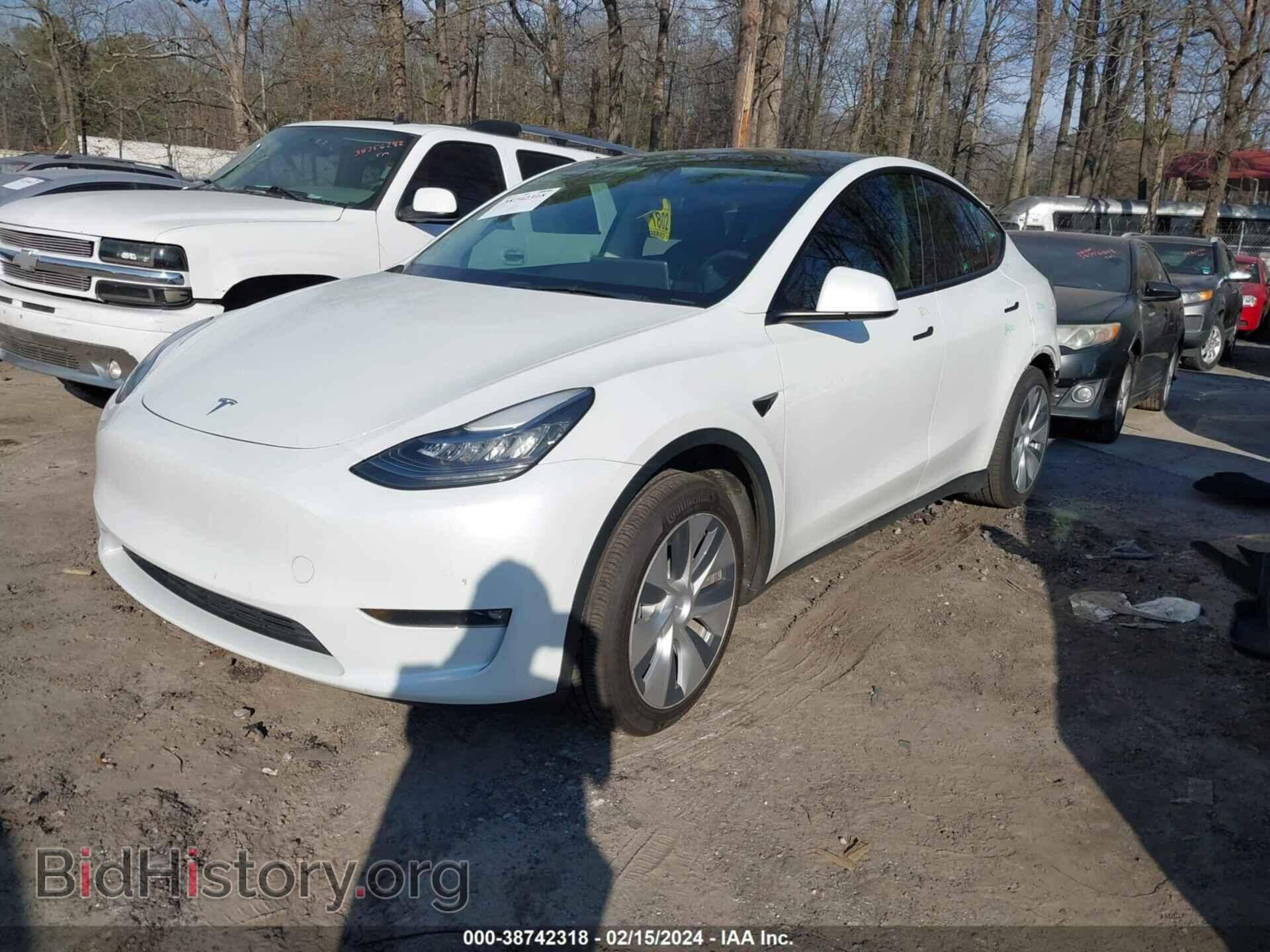 2021 TESLA MODEL Y - VIN: 5YJYGDEEXMF176765 - Фото 2