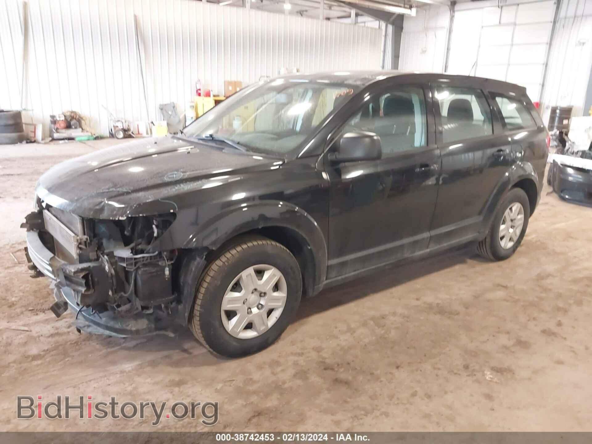 2012 DODGE JOURNEY - VIN: 3C4PDCAB6CT205379 - Фото 2