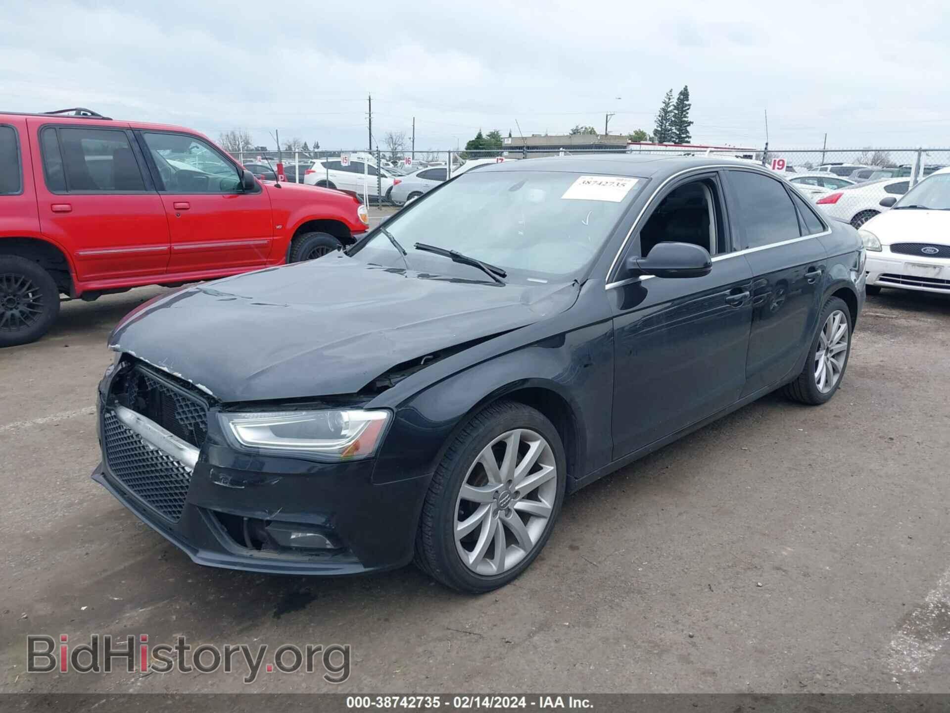 2013 AUDI A4 - VIN: WAUFFAFL4DN050258 - Фото 2
