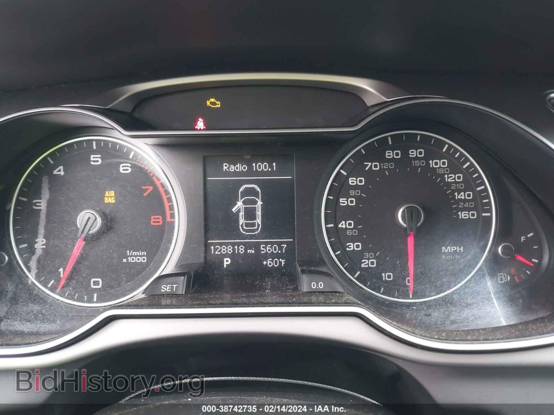 2013 AUDI A4 - VIN: WAUFFAFL4DN050258 - Фото 7