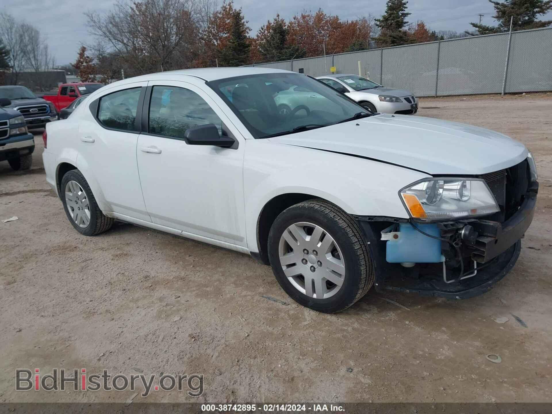 Фотография 1C3CDZAG2DN766777 - DODGE AVENGER 2013