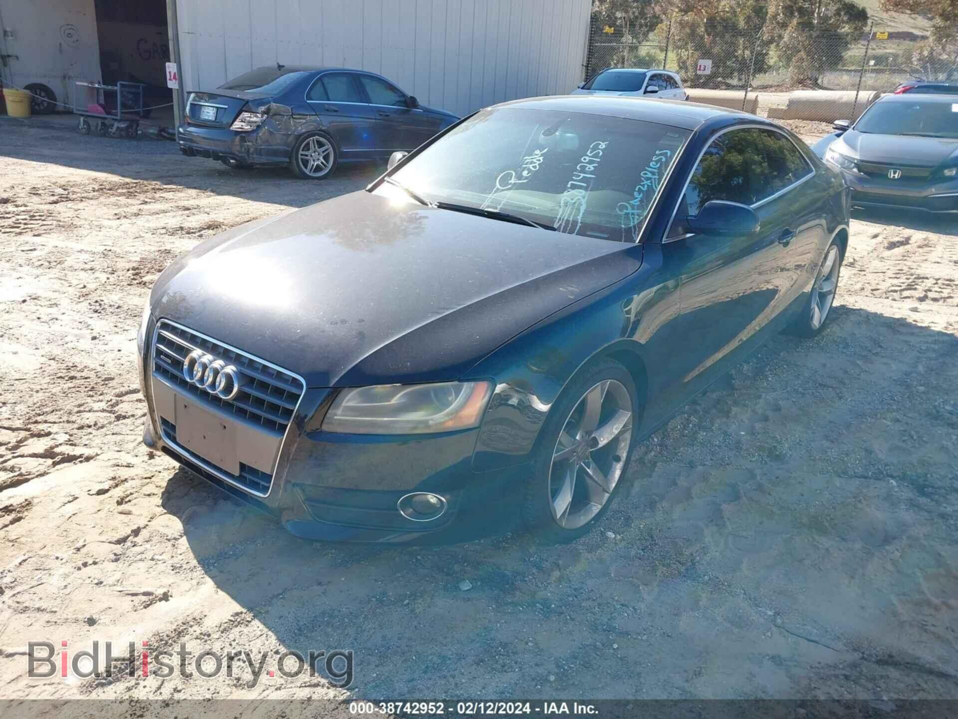 2012 AUDI A5 - VIN: WAULFAFR0CA023832 - Photo 2