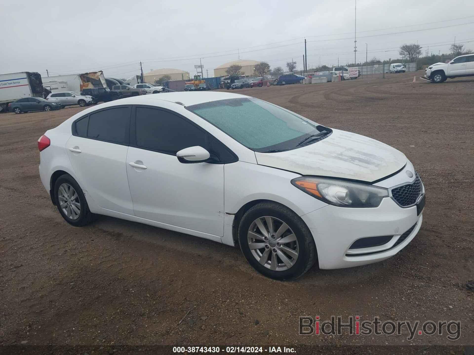 Photo KNAFX4A62E5098844 - KIA FORTE 2014