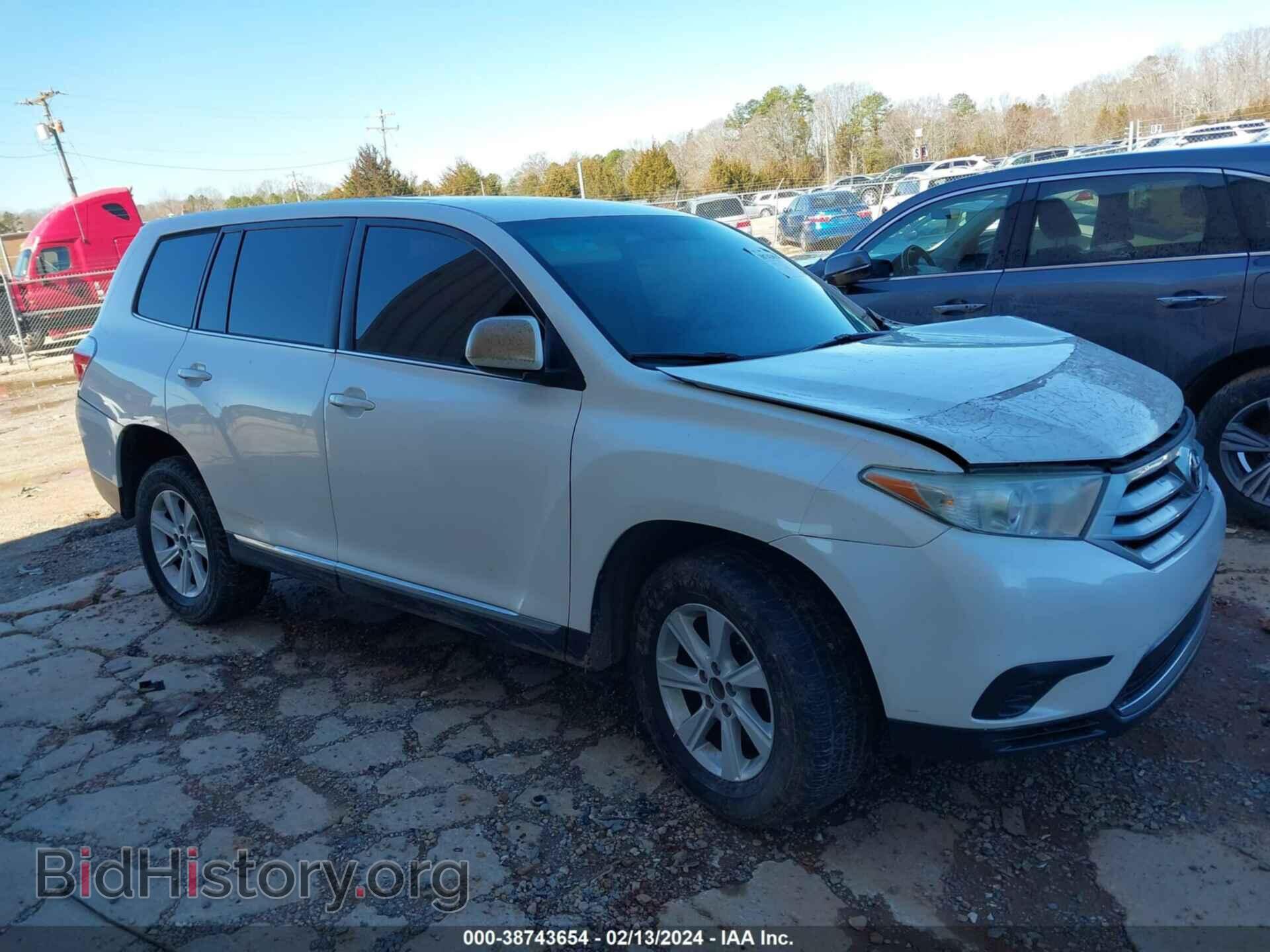 Photo 5TDZA3EH8DS035053 - TOYOTA HIGHLANDER 2013