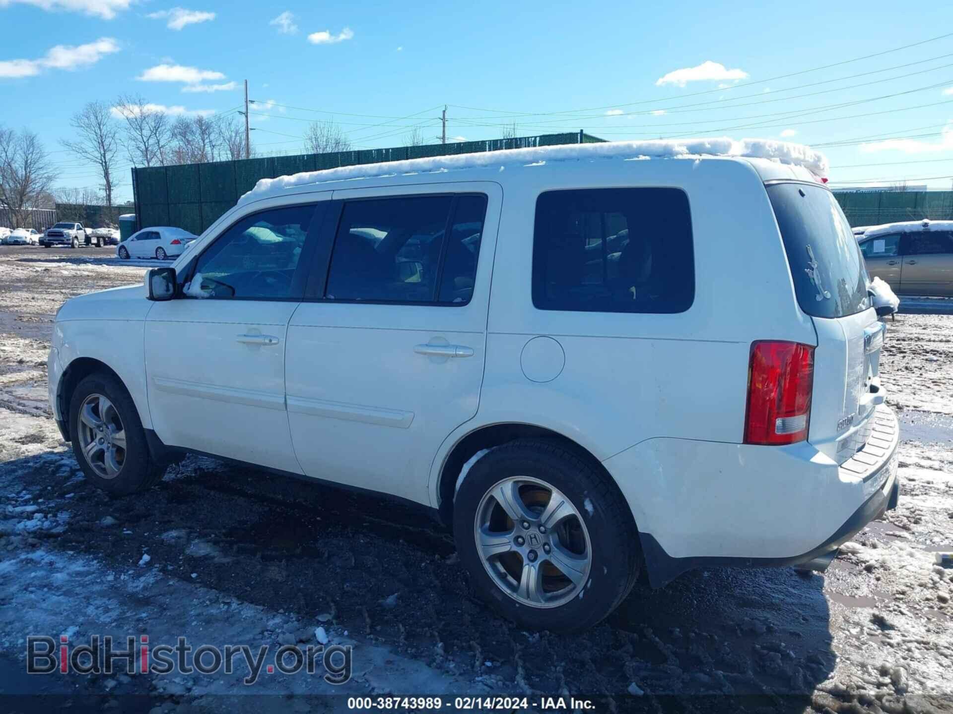 2013 HONDA PILOT - VIN: 5FNYF3H62DB010533 - Фото 3