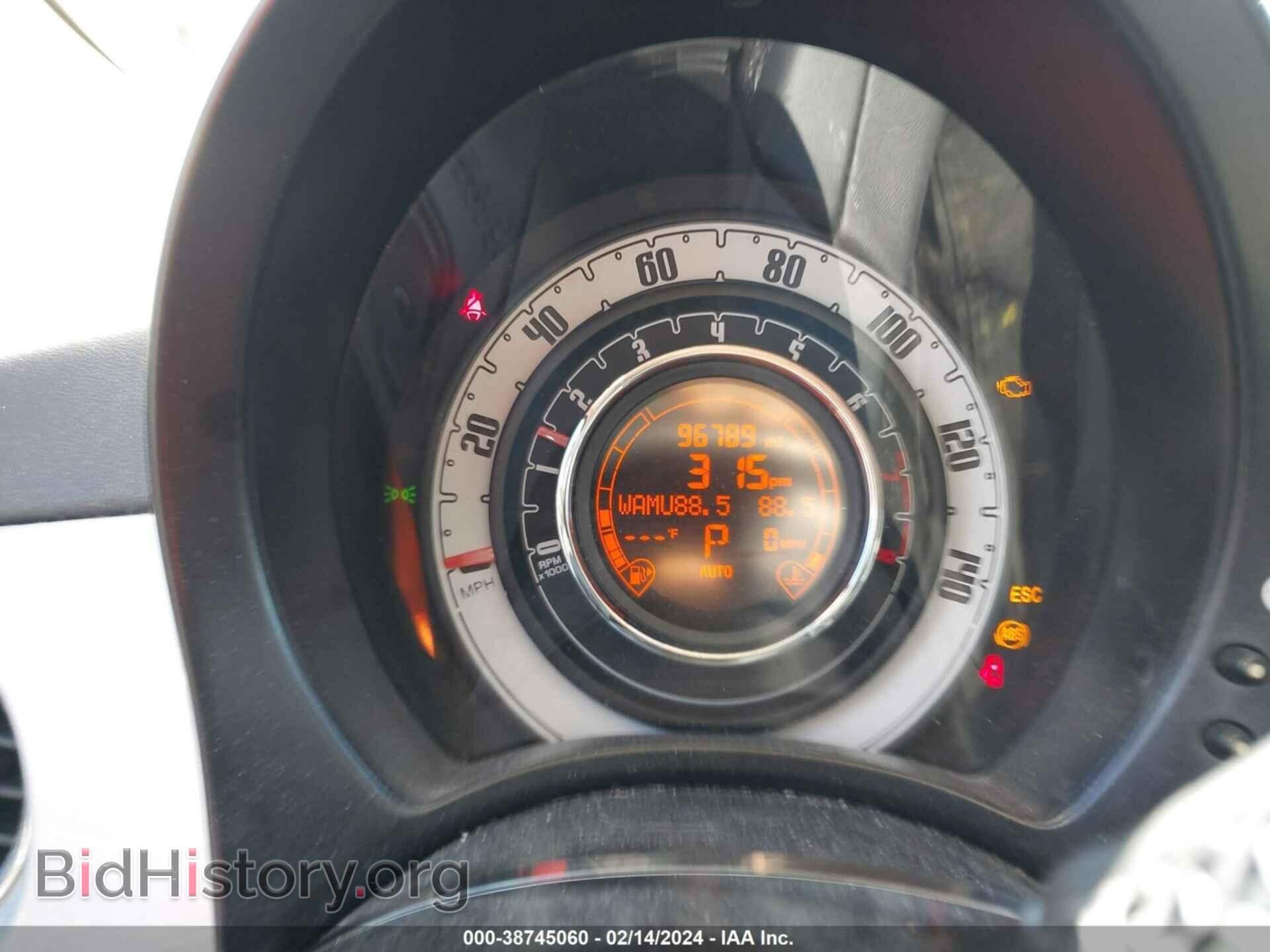2014 FIAT 500 - VIN: 3C3CFFAR1ET209581 - Фото 7