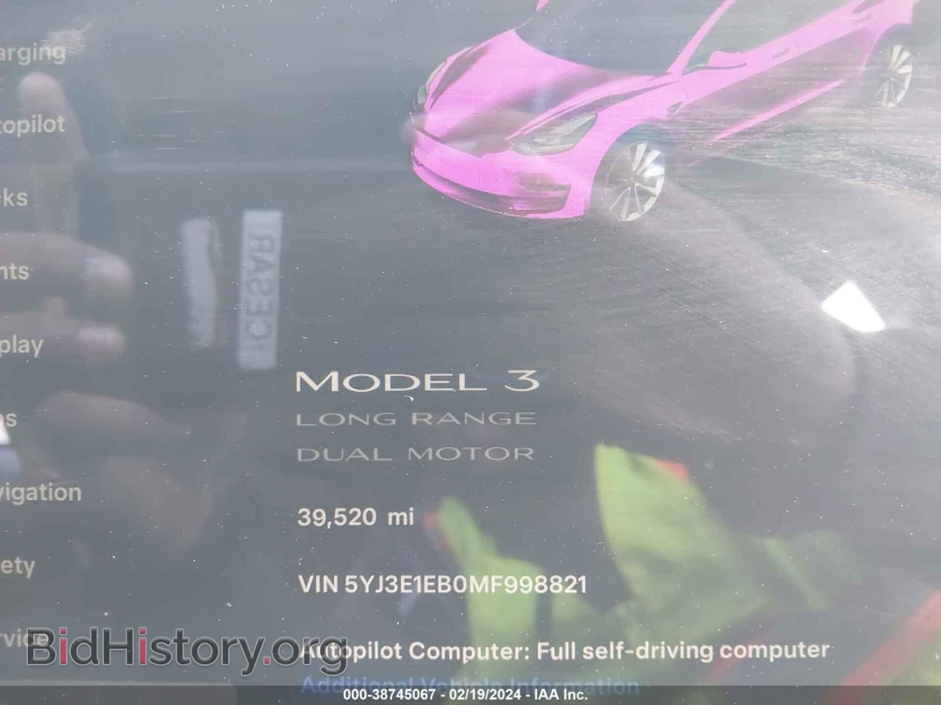 2021 TESLA MODEL 3 - VIN: 5YJ3E1EB0MF998821 - Photo 7