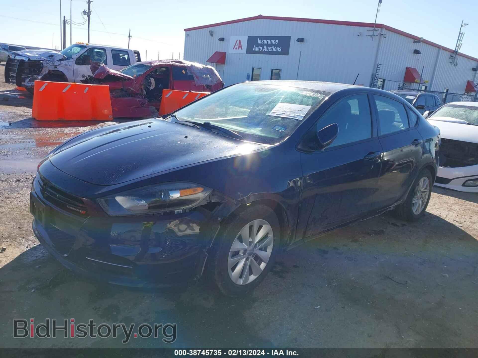 2014 DODGE DART - VIN: 1C3CDFBBXED819850 - Фото 2