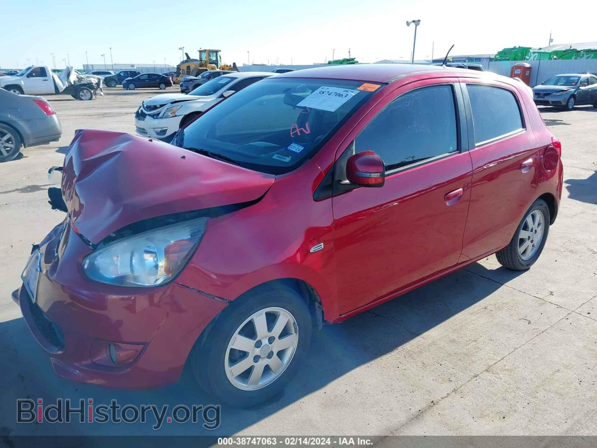 2015 MITSUBISHI MIRAGE - VIN: ML32A4HJ3FH056652 - Фото 2