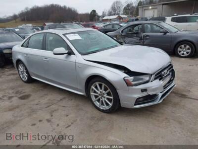 2014 Audi A4 2.0T Premium, серебристый — VIN WAUFFAFL0EN008414, IAAI